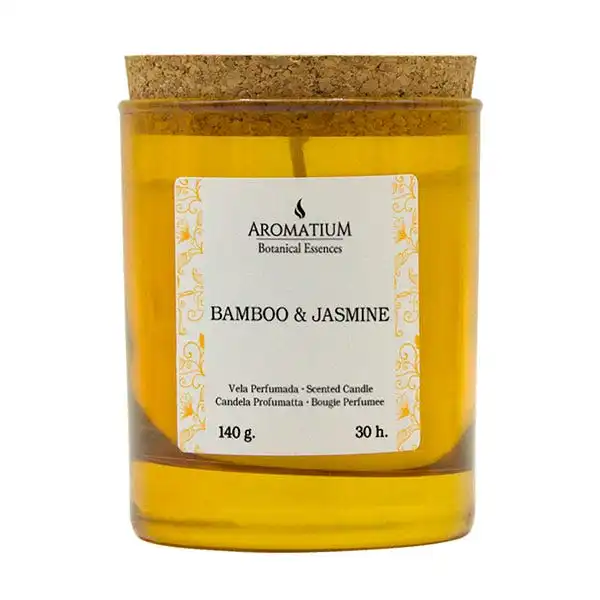 Botanical Essences Bamboo & Jasmine Candle - Aromatium - Comparador de precios