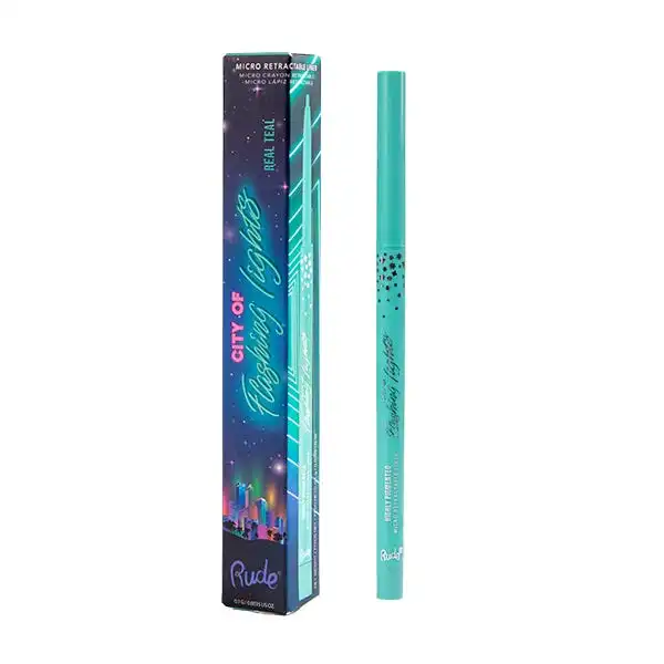 City Of Flashing Lights Micro Retract Lin Real Teal - RUDE - Comparador de precios