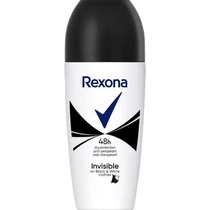 Desodorante Roll-On Invisible Black - White 50 ml - Rexona - Comparador de precios