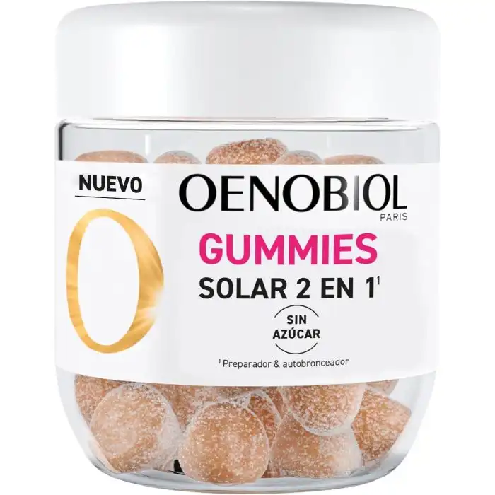 Gummies Solar 2 en 1  Oenobiol  Vitaminas y minerales - Oenobiol - Comparador de precios
