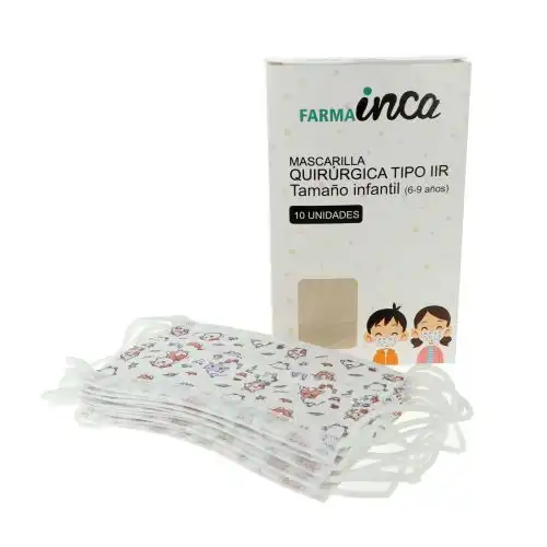 Inca Mascarilla Quirúrgica Infantil Pulpo 1 und 10 Mascarillas Mascarillas Quirúrgicas - Inca - Comparador de precios
