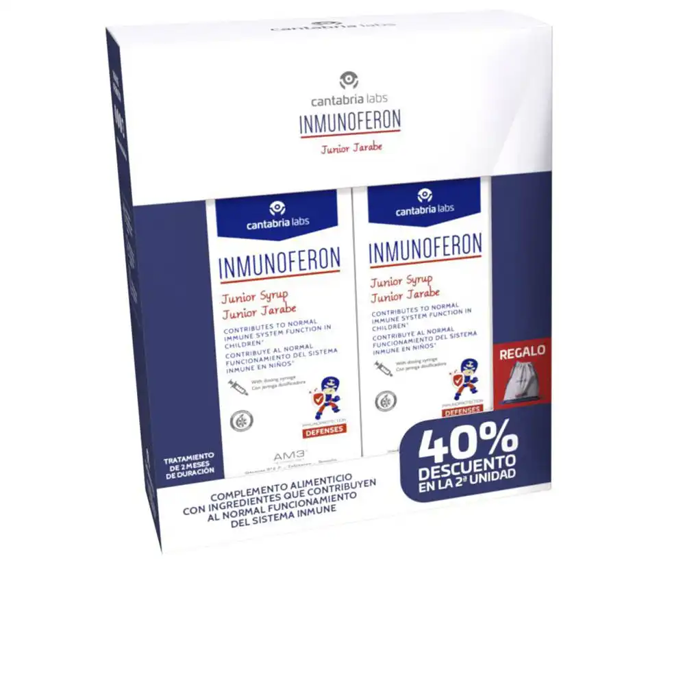 Inmunoferon Junior jarabe pack 2 x 150 ml - Cantabria Labs - Comparador de precios
