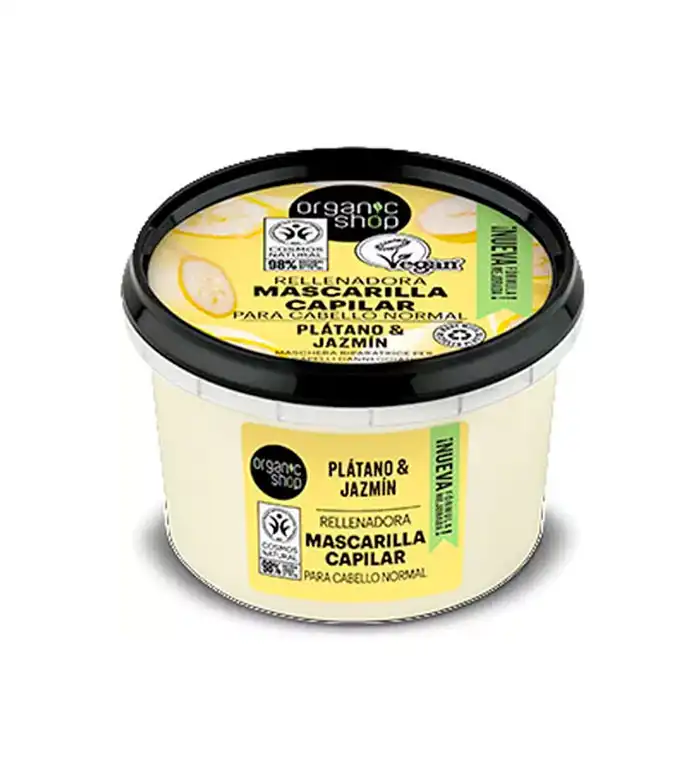 Organic Shop - Mascarilla tonificante y rellenadora - Plátano y Jazmín - Organic Shop - Comparador de precios