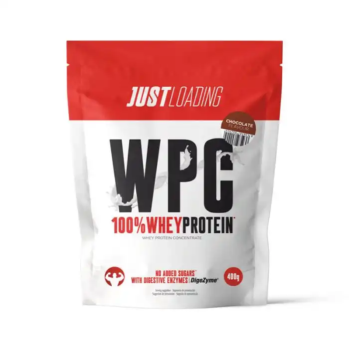Proteína de Suero Concentrada de Chocolate 400 gr - Just Loading - Comparador de precios