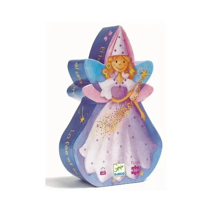 Puzzle Silueta Hada - Djeco - Comparador de precios