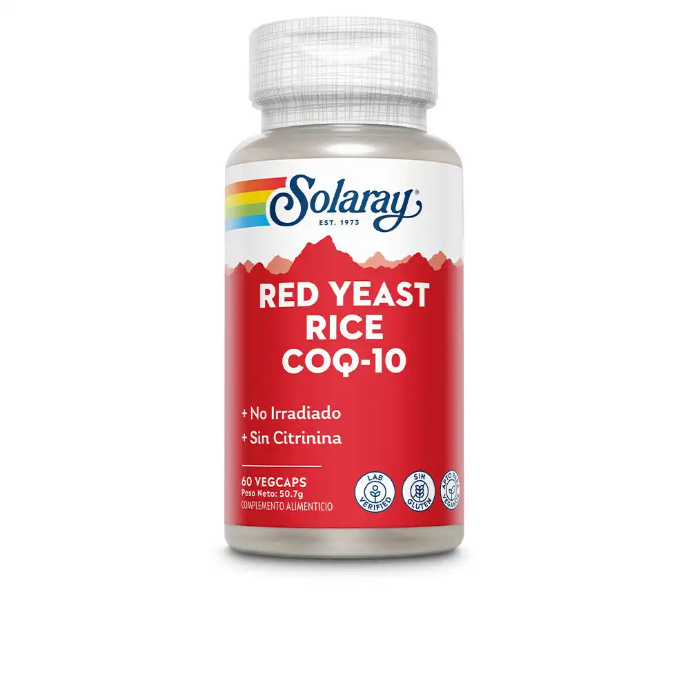 Red Yeast Rice Plus Q10 - 60 vegcaps - Solaray - Comparador de precios
