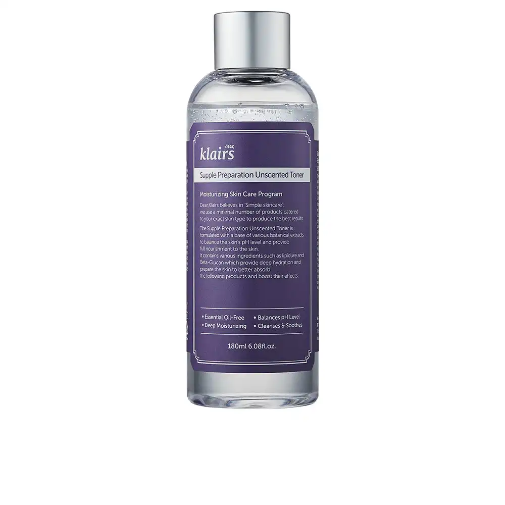 Supple Preparation unscented toner 180 ml - Klairs - Comparador de precios