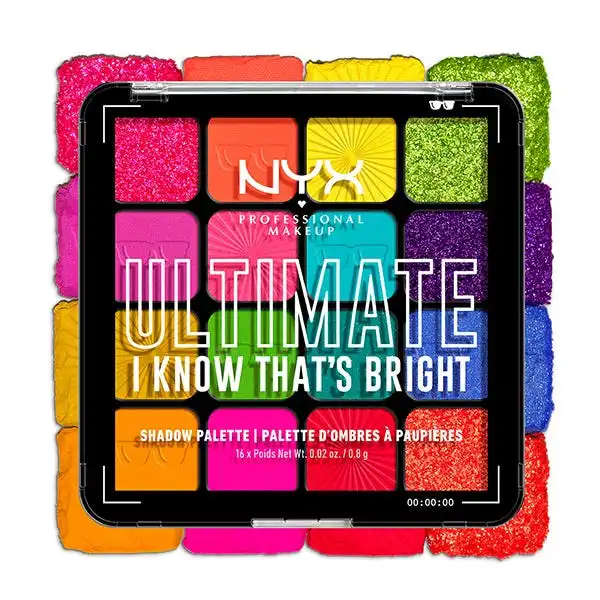 Ultimate Shadow Palette I Know That's Bright - NYX PROFESSIONAL MAKE UP - Comparador de precios