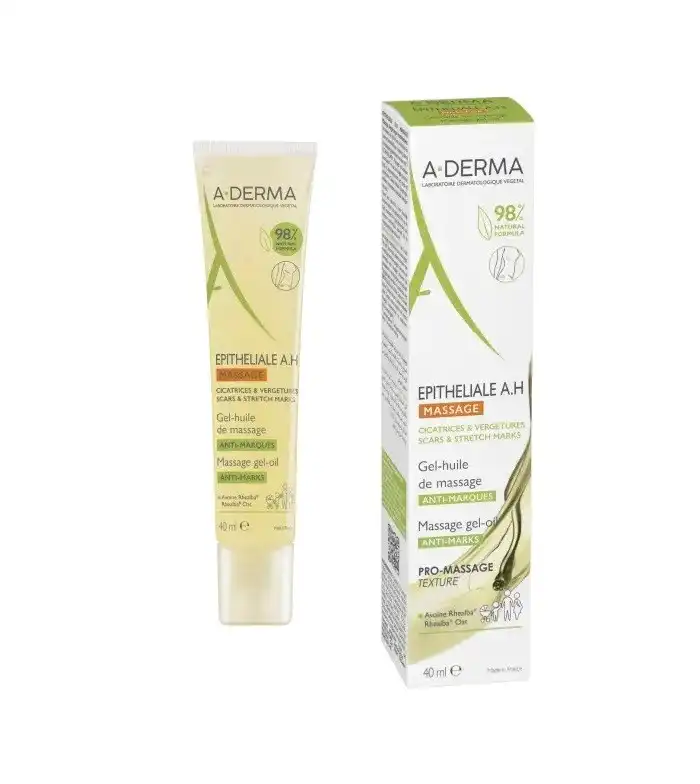 A-Derma - *Epitheliale A.H* - Aceite-gel de masaje anti-marcas Massage - 40ml - A-derma - Comparador de precios