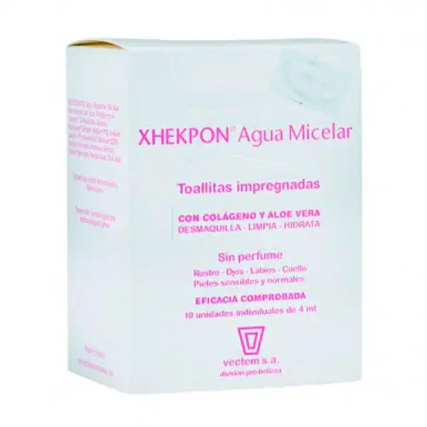 Agua Micelar Toallitas Impregnadas - XHEKPON - Comparador de precios