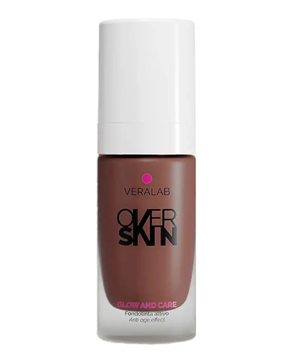 Base de Maquillaje Glow And Care 30 ml Overskin 13 FUDGE - DEEP - Veralab - Comparador de precios
