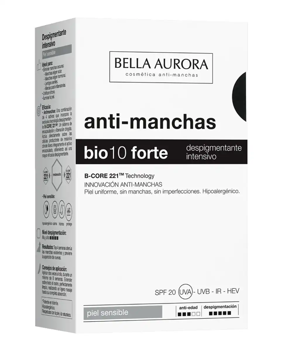 Bella Aurora - Tratamiento Despigmentante Intensivo Bio10 Forte Piel Sensible - Bella Aurora - Comparador de precios