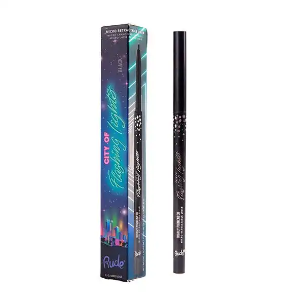 City Of Flashing Lights Micro Retract Lin Black - RUDE - Comparador de precios