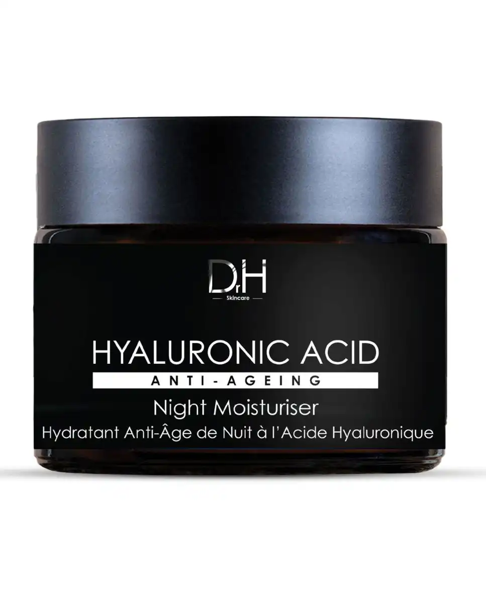 Crema hidratante de noche con ácido hialurónico Dr H 60ml 700 - skinChemists - Comparador de precios