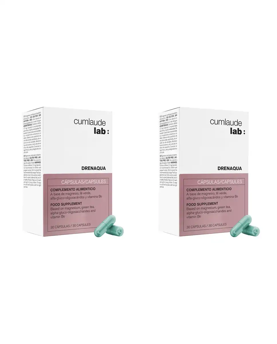 Cumlaude Lab - Drenaqua 30 Cápsulas + 30 Cápsulas - Cumlaude Lab - Comparador de precios