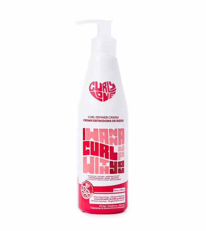 Curly Love - Crema definidora de rizos Curl Definer - Aguacate, Avena y Malvavisco 290ml - CURLY LOVE - Comparador de precios