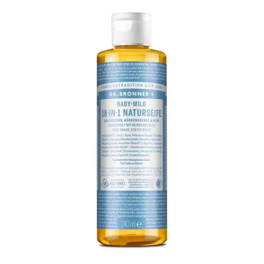 Dr. Bronner's - Baby-Mild 18-in-1 Natural Geles y jabones para bebé 240 ml unisex - Dr. Bronners - Comparador de precios