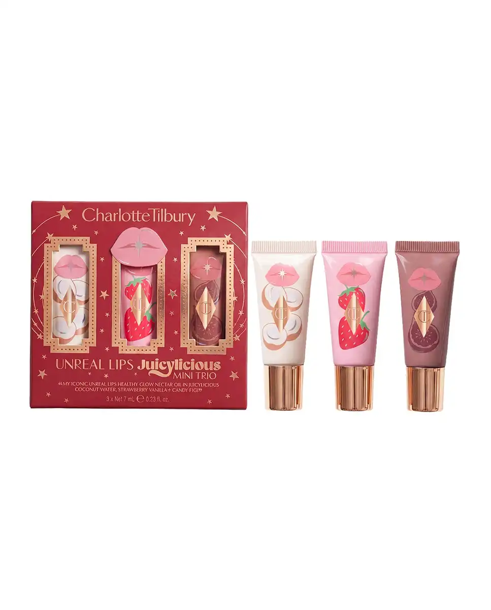Estuche de Regalo Unreal Lips Juicylicious Mini Trio de Charlotte Tilbury - Charlotte Tilbury - Comparador de precios