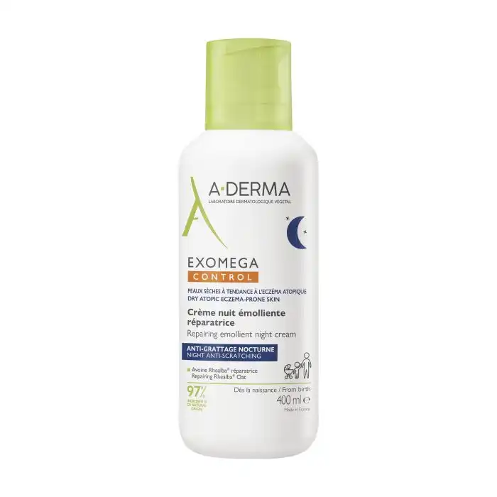 Exomega Crema de Noche Para Piel Seca 400 ml - A-derma - Comparador de precios