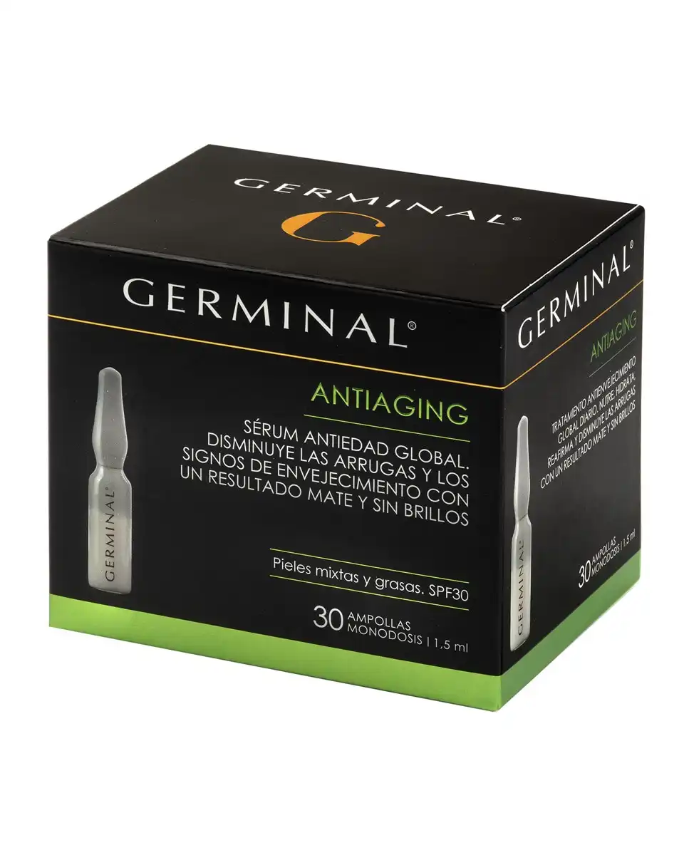 Germinal - 30 Ampollas Acción Profunda Tratamiento Antiaging Pieles Mixtas Y Grasas - Germinal - Comparador de precios