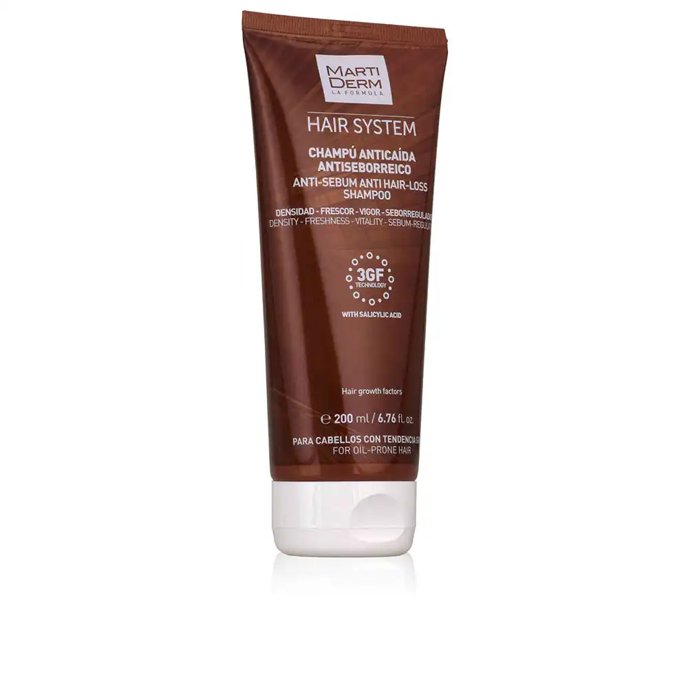 Hair System champú anticaída antiseborreico 200 ml - MartiDerm - Comparador de precios