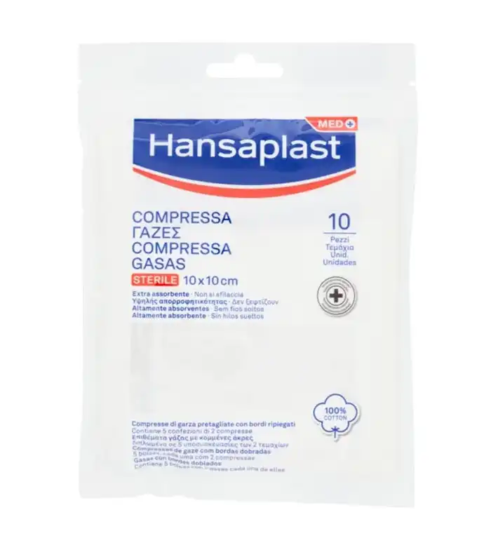 Hansaplast - Gasas suaves - 10 Unidades - Hansaplast - Comparador de precios