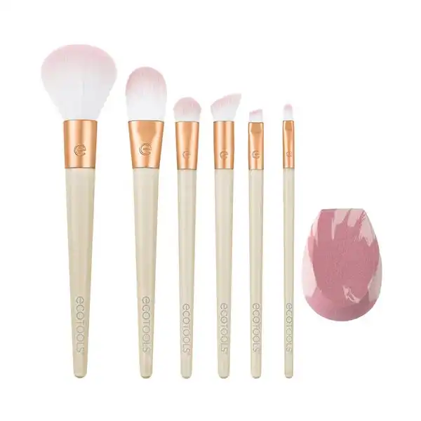 Holidays Wrapn Glow-Set 6 Brochas Ros - Ecotools - Comparador de precios