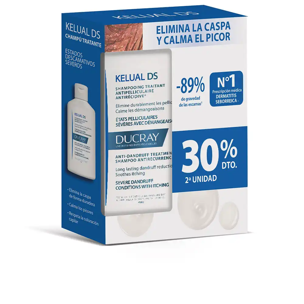 Kelual Ds champú tratante anticaspa duo 2 x 100 ml - Ducray - Comparador de precios