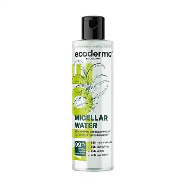 Micellar Water Aloe And Hyaluronic - ECODERMA - Comparador de precios