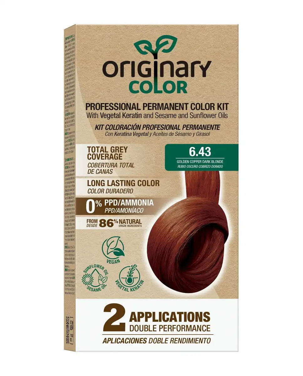 Originary Color - Kit de Coloración Profesional Permanente en Dos Aplicaciones Originary Color. - Originary Color - Comparador de precios