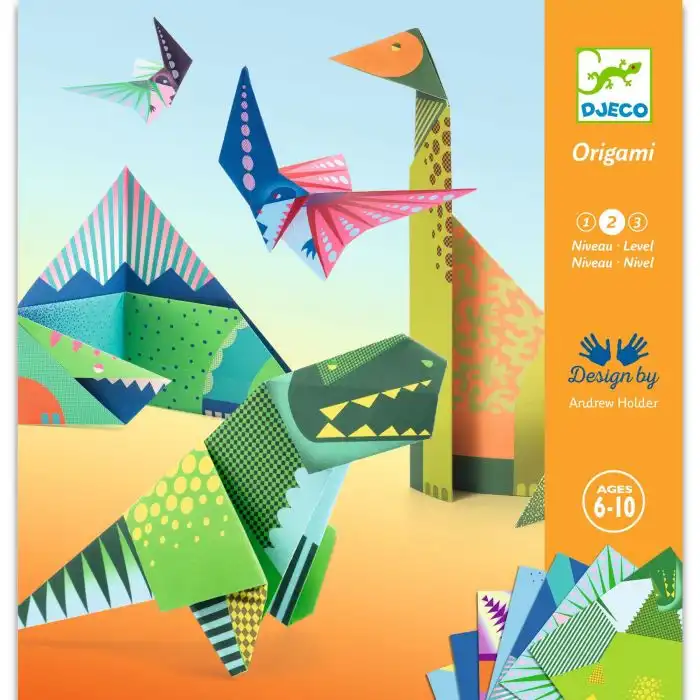 Papiroflexia Origami Dinosaurios - Djeco - Comparador de precios