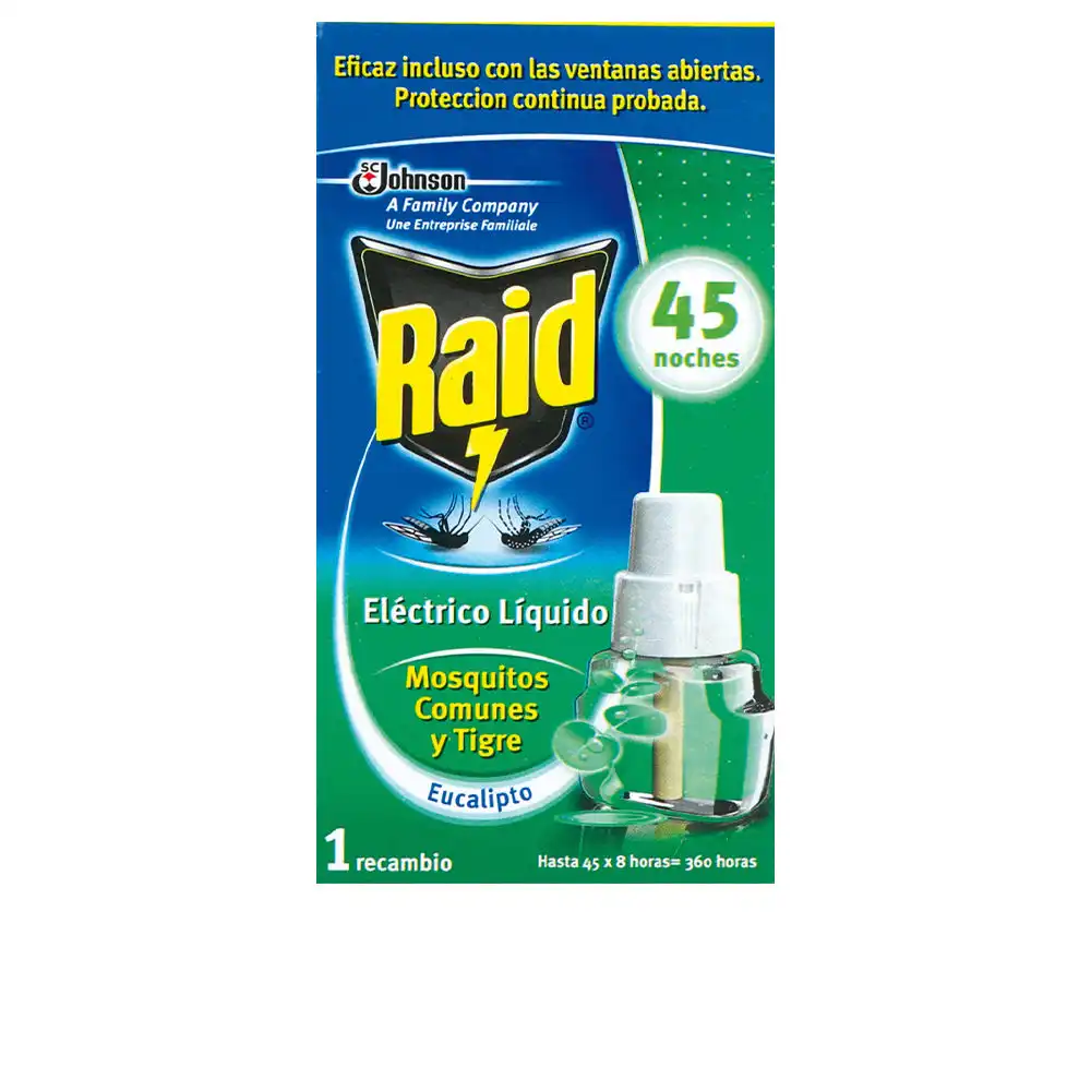 Proteccion Antimosquitos Eucalipto recambio 45 noches - Raid - Comparador de precios