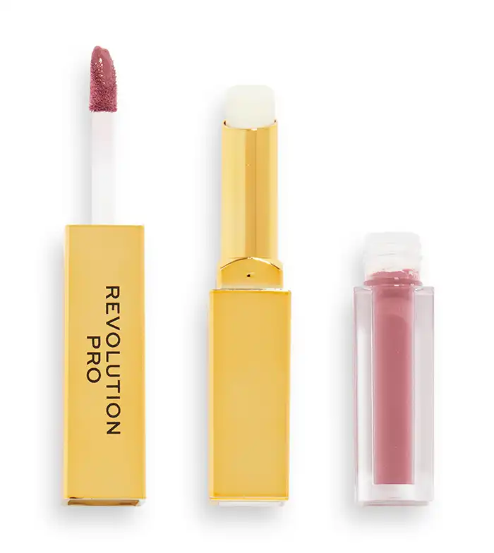 Revolution Pro - Dúo de labial líquido + bálsamo Supreme Stay 24HR - Seclusion - REVOLUTION PRO - Comparador de precios