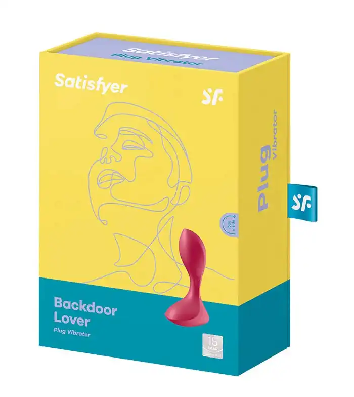Satisfyer - Vibrador anal Backdoor Lover - Rojo - SATISFYER - Comparador de precios