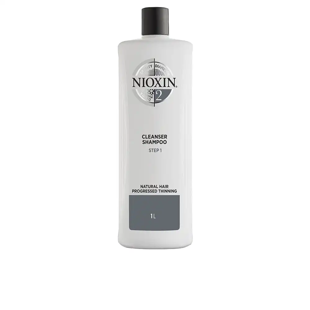 Sistema 2 - Champú - Cabello Fino, Natural y muy Debilitado - Paso 1 1000 ml - Nioxin - Comparador de precios