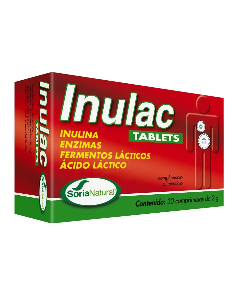 Soria Natural - 30 Comprimidos Inulac Tablets - Soria Natural - Comparador de precios