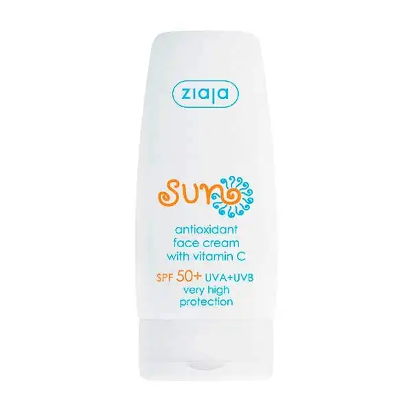 Sun Antioxidant Face Cream With Vitamin C Spf 50 - Ziaja - Comparador de precios