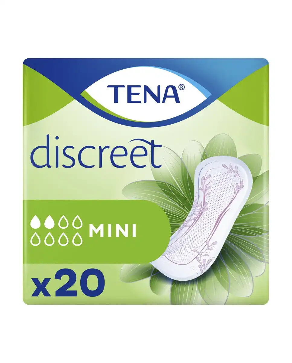 Tena - Compresas de incontinencia para perdidas de orina mini discreet Tena. - Tena - Comparador de precios