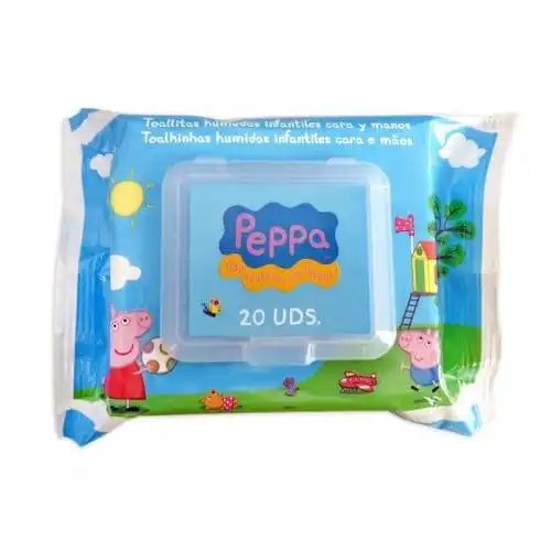 Toallitas húmedas cara y manos 20 unidades - Peppa Pig - Comparador de precios