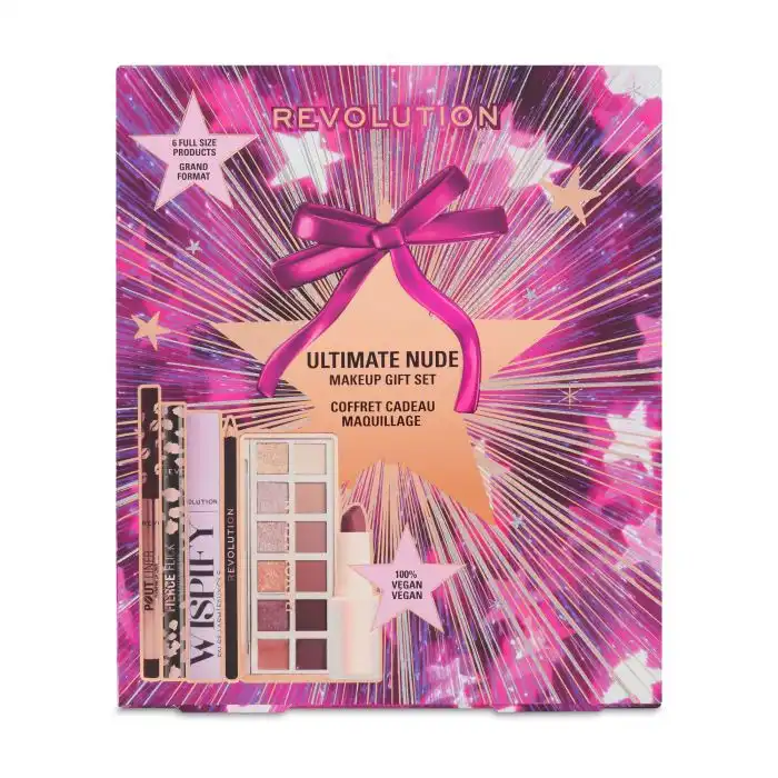 Ultimate Nude Makeup Gift Set  Revolution - REVOLUTION - Comparador de precios