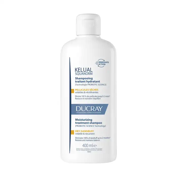¡17% DTO! Kelual Squanorm Champú Tratamiento Hidratante Caspa Seca 400 ml - Ducray - Comparador de precios