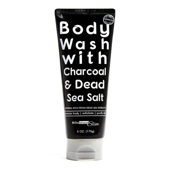 ¡25% DTO! Body Wash Gel de Ducha con Carbón y Sales del Mar Muerto 170 gr - BIOMIRACLE - Comparador de precios