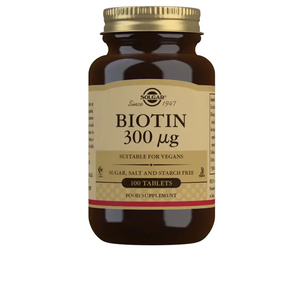 Biotina 300 µg 100 comprimidos - SOLGAR - Comparador de precios