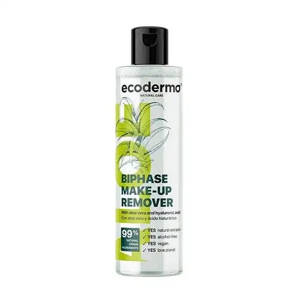 Biphase Makeup Remover Aloe Hyaluronic - ECODERMA - Comparador de precios