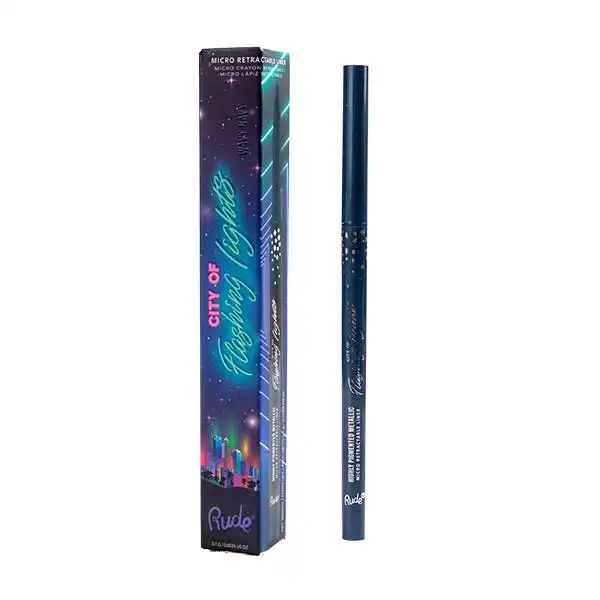 City Of Flashing Lights Micro Retract Lin Wavy Navy - RUDE - Comparador de precios