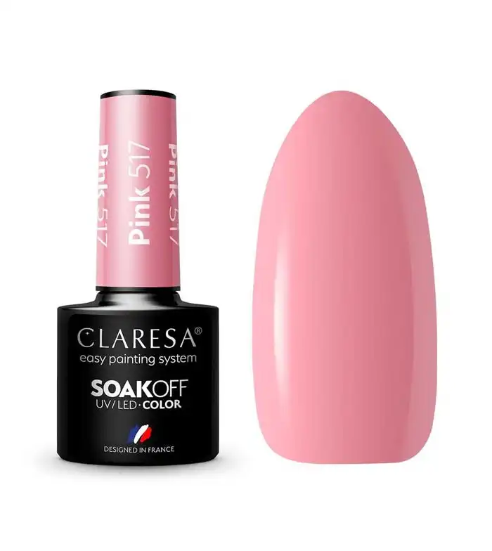 Claresa - Esmalte semipermanente Soak off - 517: Pink - Claresa - Comparador de precios