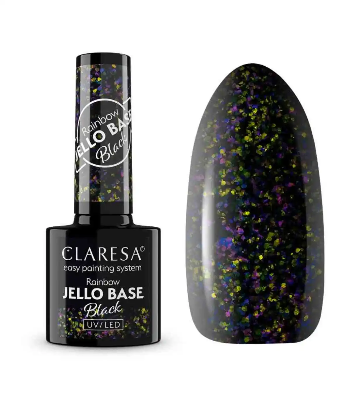 Claresa - *Rainbow Jello Base* - Esmalte de uñas semipermanente - Black - Claresa - Comparador de precios