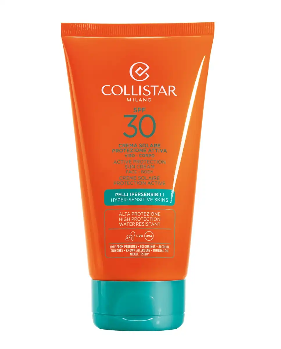 Collistar - Crema Solar Proteccion Activa Cara Y Cuerpo, Spf 30+, 150 Ml - Collistar - Comparador de precios