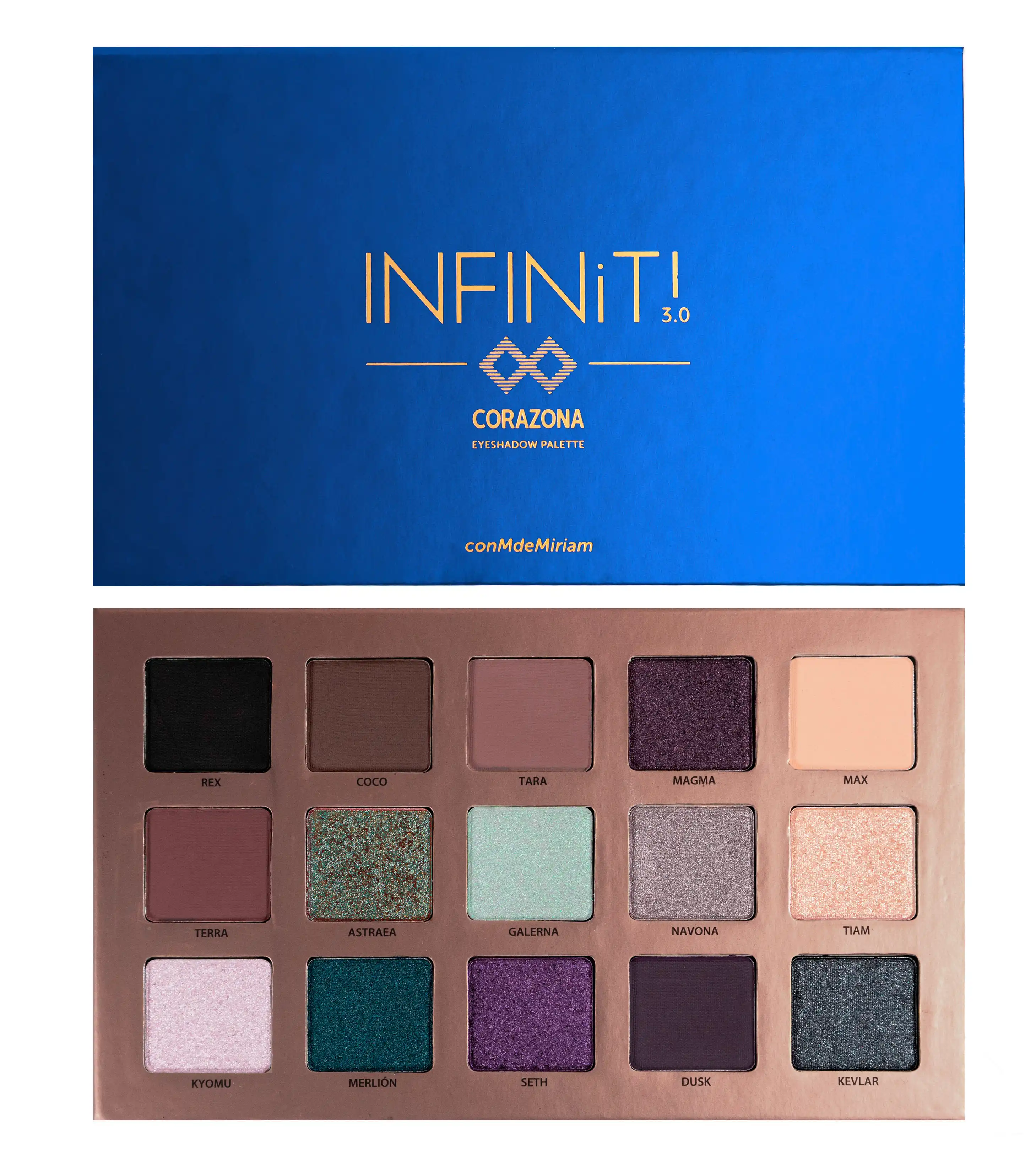 CORAZONA - INFINIT! 3.0 by conMdeMiriam - Paleta de sombras de ojos - CORAZONA - Comparador de precios