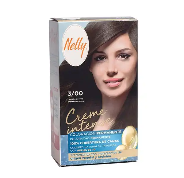Creme Intense 3/00 Castaño Oscuro - Nelly - Comparador de precios